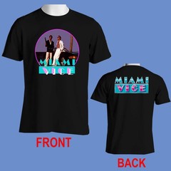 Miami Vice Retro Men’s Black Size S-5XL