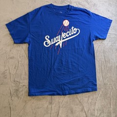 Men’s Blue Suavecito Short Sleeve T-Shirt, SBaseball Size XL