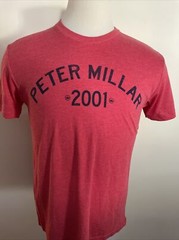 PETER MILLAR NEW MEN’S RED T-SHIRT SIZE S