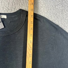 Buck Mason Black Slub Classic Tee Mens Large L Short Sleeve Cotton BM11030 USA