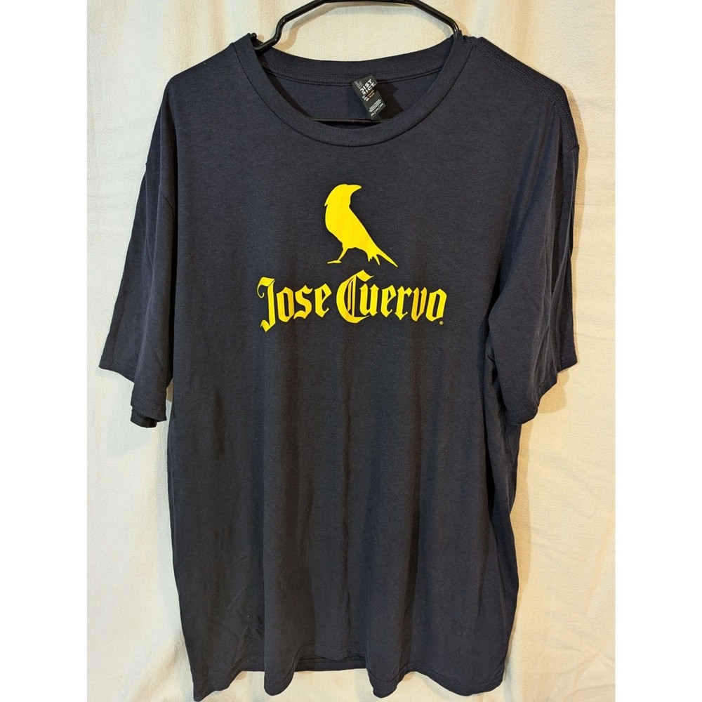 Jose Cuervo Tequila Logo Graphic T-Shirt Men’s 2XL Black District Perfect Tri