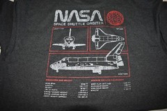 Fifth Sun NASA Mens Big & Tall NASA Space Shuttle Orbiter Stats Shirt New 4XLT