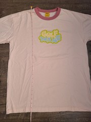 Golf Wang Pink Ringer T-Shirt with Contrasting Trim Size L
