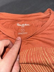 Bright Orange Sunset T-Shirt Goodfellow – Adult Medium