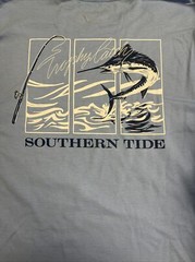 NWT Sz M Southern Tide Baby Blue Mens Trophy Skipjack Cotton LS Tshirt T-Shirt