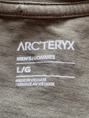 Arc’teryx Archaeopteryx T-Shirt Men Large Olive Green Logo Graphic Tee Gorpcore