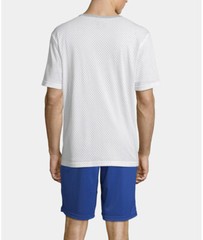 Champion Men’s White/Gray Double Dry Reversible Mesh Short Sleeve T-Shirt