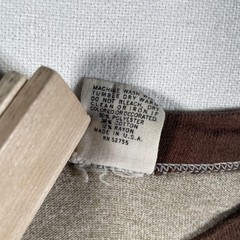 Vintage 80s Ringer Shirt Mens XL Brown Contra Costa DSA Tri Blend Thin USA 80s