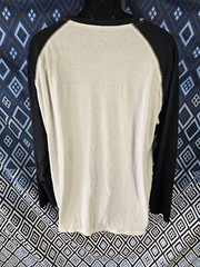Stafford Tshirt Longsleeve XL Men Black White Length 27″ Chest 48″