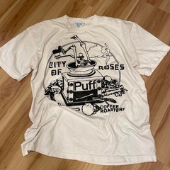 Online Ceramics “Puff Coffee Roasters” shirt, size Large