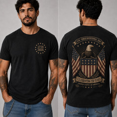 250 Years of Freedom USA Shirt We The People Patriotic Liberty July 4th (S-5XL)