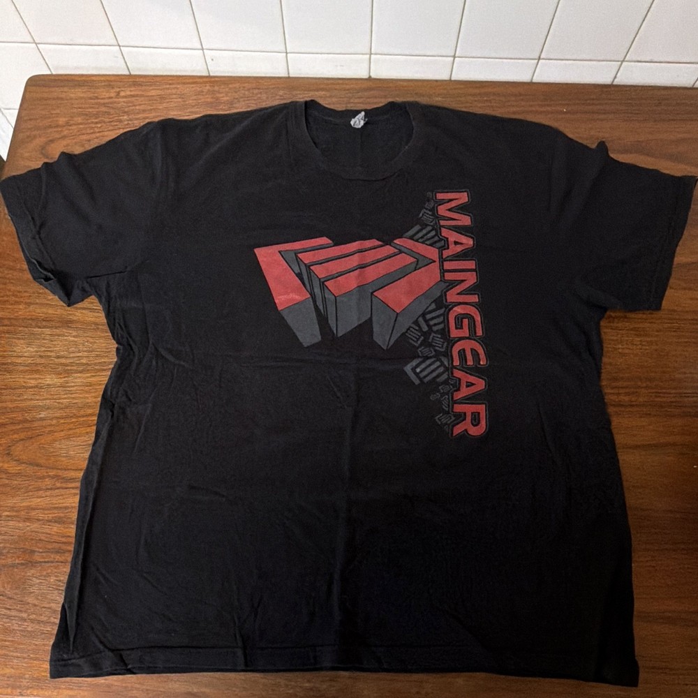 Main Gear PC Computers Men’s Cotton Crew Neck CLM Motorsports Racing Tee XL