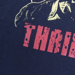 VTG Fright Rags T Shirt L Night Of The Creeps Sci-Fi Horror Movie THRILL ME Tee