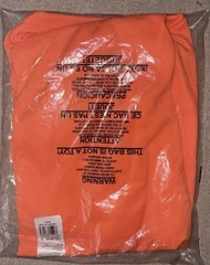 Hanes Unisex Ecosmart T Shirt Casual Safety Orange Plain T-Shirt – Medium