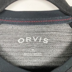 Orvis Raglan Sleeve Heathered Colorblock Crewneck Shirt Mens Medium Pullover