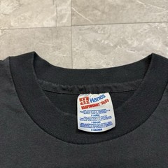 Vintage Hanes Heavyweight 50/50 Black Blank T Shirt Size Medium
