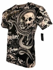 Xtreme Couture By Affliction Men’s T-Shirt BLACKTOOTH Skull Biker MMA XS-5X