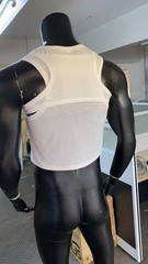 2Piece Men’s Street Fashion Sexy Tight Fitting Irregular Vest Sling T-Shirt