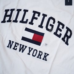 Tommy Hilfiger modern varsity logo cotton t-shirt New York embroidery LOGO