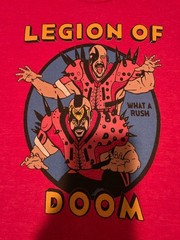Homage WWE Legion of Doom Red Heather Soft T-Shirt Sz Large Excellent