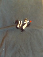 Acme Clothing XXL Warner Bros store Pepe Le Pue and cat pocket t-shirt