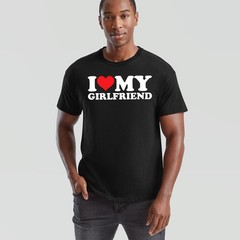 I Love My Girlfriend Unisex T Shirt Romantic Boyfriend Gift Couple Tee