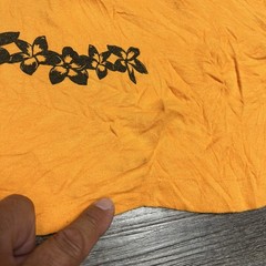 Vintage Ocean Pacific Shirt Mens XL Orange Floral Surf Graphic 1993 USA Tee