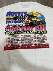 VTG 1993 Cheaters Day Husets Speedway RACING Graphic T-Shirt Single USA Size M