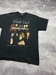 Vintage 1996 Bon Jovi These Days Rare Tour T-Shirt Single Stitch Black Size XL