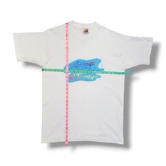 Vintage “Accent On Health” Graphic Fruit of the Loom White T-Shirt Men’s L