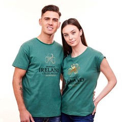 Unisex Shamrock Foil T-Shirt Green