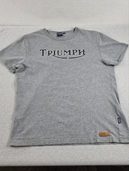 Bundle of 2 Men’s Triumph Logo T‑Shirt Grey Blue Men’s Med