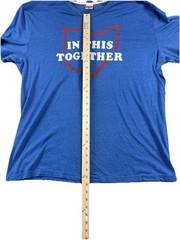 Homage “In This Together Ohio” T Shirt Blue 3XL Soft Tri-Blend Graphic T Covid