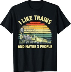 Cool Train Art for Men Women Train Collector Railroad Worker Gift Unisex T-Shirt