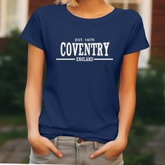 Mens 50th Birthday T Shirt City Of Birth COVENTRY any Place Year 30th 60th 40th