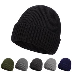 XXL Merino Wool Beanie, Mens Winter Beanie Hats, Winter Hat Knitted Beanies C…