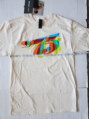 Hanes Beefy-T 5180 Men Cotton T-Shirt Natural ’75 NWT