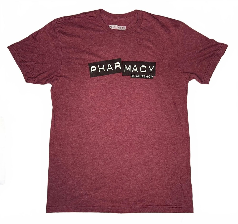 Pharmacy Boardshop Maroon T-Shirt Mens Medium Vegas Bryan Herman
