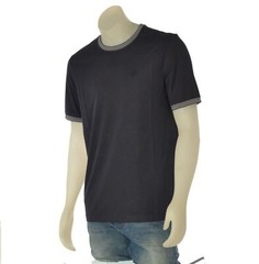 MENS BUGATTI PARICOLLO CONTRASTING EDGES COTTON BLEND T-SHIRT ART. 8350 75091