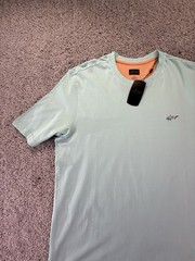 NWT Greg Norman Teal Geeen Blue Crew Neck Men’s Large