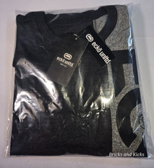 Ecko Unltd Men’s Crewneck Black Heather Vertical Logo T-Shirt Sizes S, M, L, XL