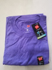 Hanes Ultimate X-Temp Short Sleeve T-Shirt LAVENDER – L – Cooling Wicking