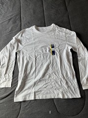 Men’s George Cotton Comfort Long Sleeve Tee, Size Large
