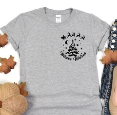Oversize Tshirt, Winter Wishes Shirt, Christmas Tee, Gift Tshirt, New Year Shirt