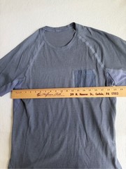 Lululemon Ventilated Hiking Short Sleeve Shirt Gray Men’s Medium
