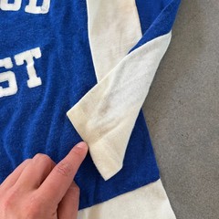 Vintage 60s Hockey Baseball Jersey Brentwood Optimist 3/4 Sleeve True 18.5×24