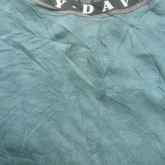 Harley-Davidson Shirt XL Green Dudley Perkins San Francisco Made in USA *SPOTS