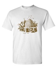 VINTAGE BEE HIVE – Unisex Cotton T-Shirt Tee Shirt