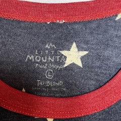 Little Mountain Print Shoppe ‘Murica T-Shirt USA Patriotic Soft Tri-Blend Large