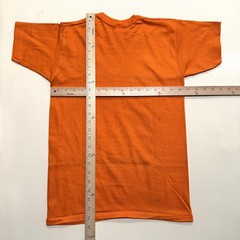 Vintage Russell Athletic Adult S (34-36) Orange T-Shirts Blanks Lot of 4